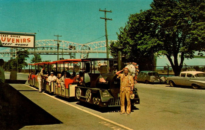 Soo Train Tours - Old Postcard (newer photo)